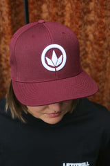 LETITROLL IMMORTAL SNAPBACK S 3D VÝŠIVKOU DARKRED