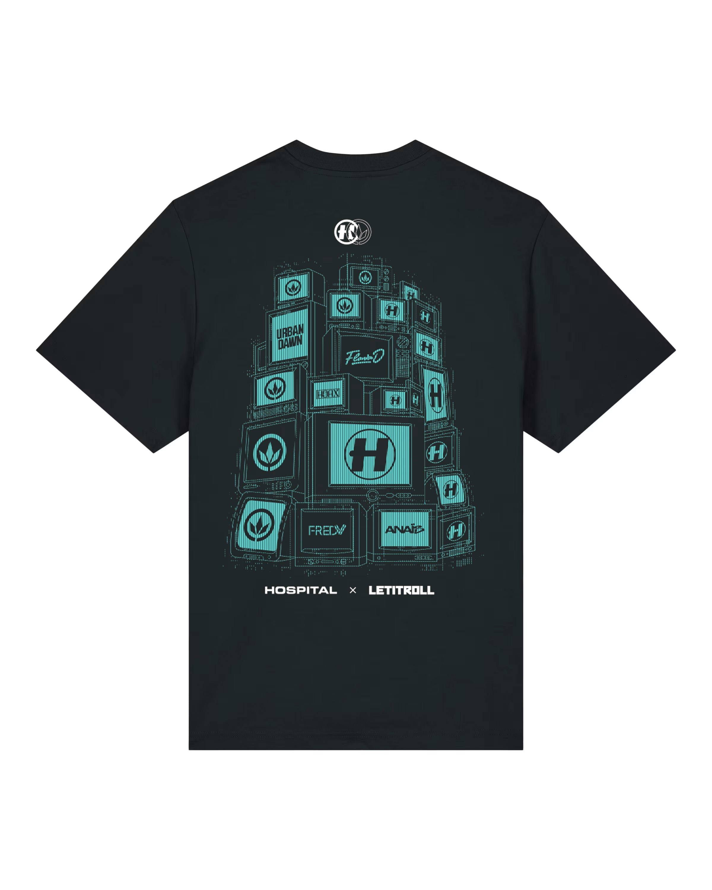 LETITROLL Ambassadorské triko LIR x HOSPITAL 2025 Black