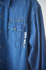 Denim Košile LETITROLL x Ultravagand / č.80 / IMMORTALITY design