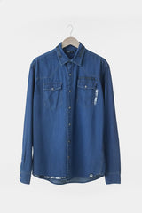 Denim Košile LETITROLL x Ultravagand / č.80 / IMMORTALITY design