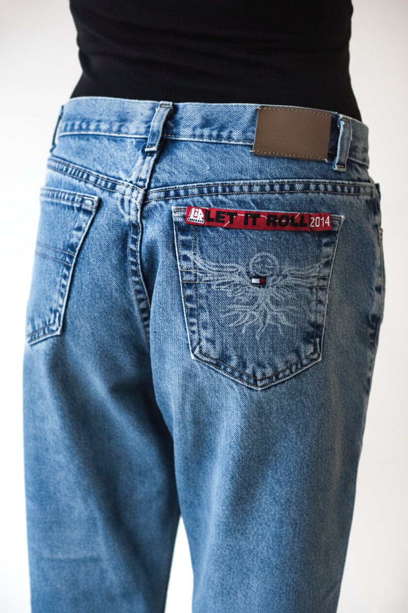 Denim Kalhoty LETITROLL x Ultravagand / č.77