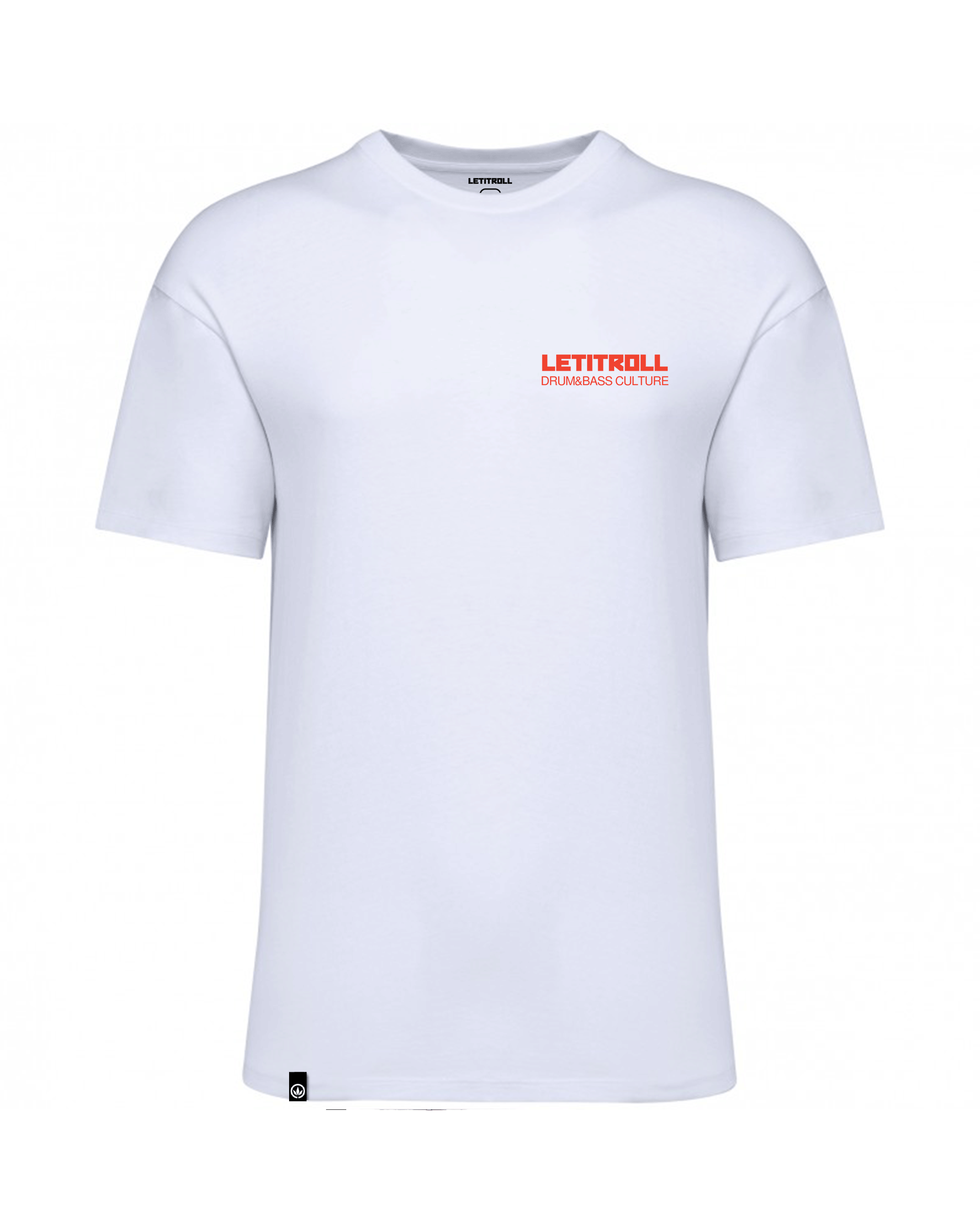 LETITROLL T-shirt DNB Culture White