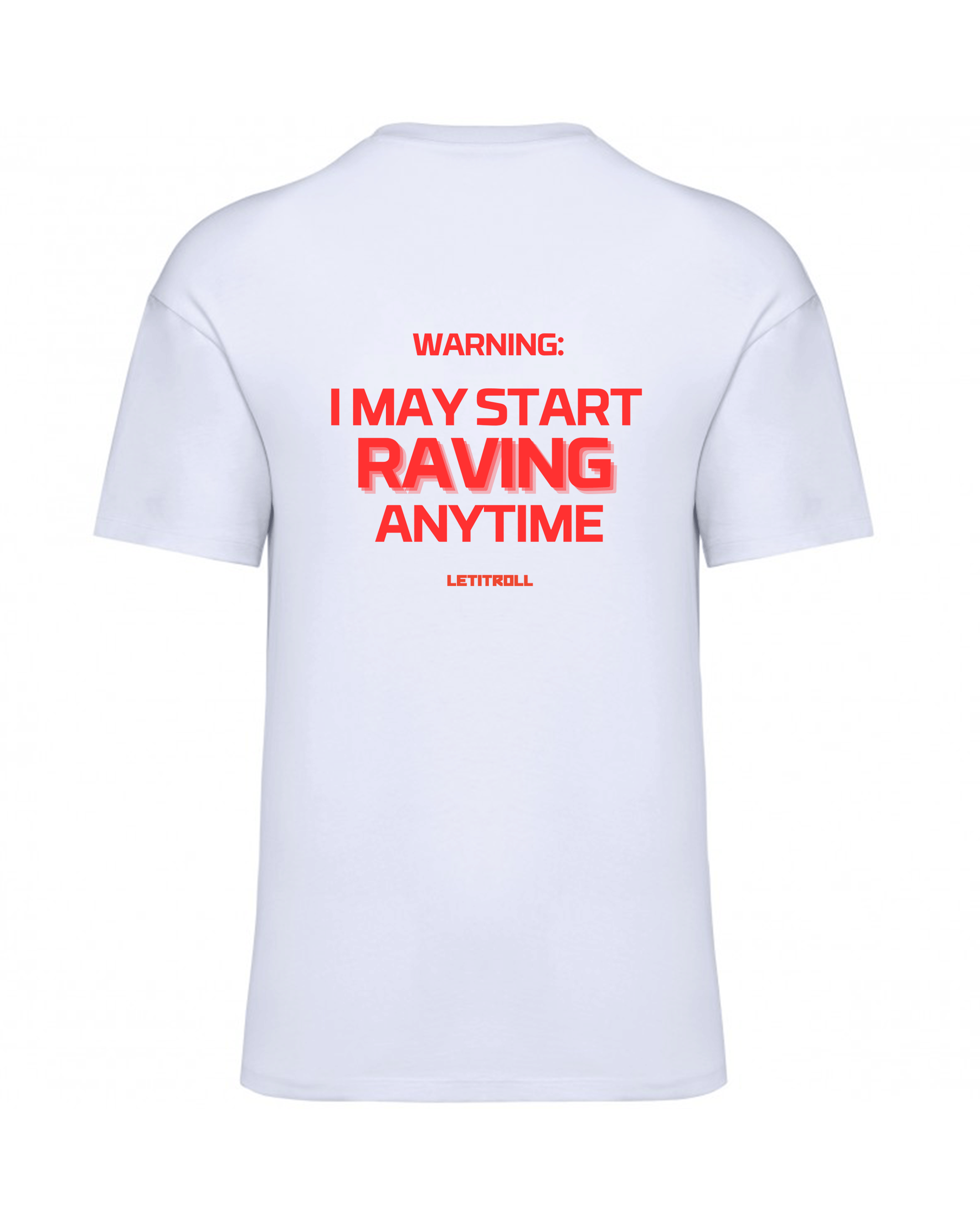 LETITROLL T-shirt DNB Culture White