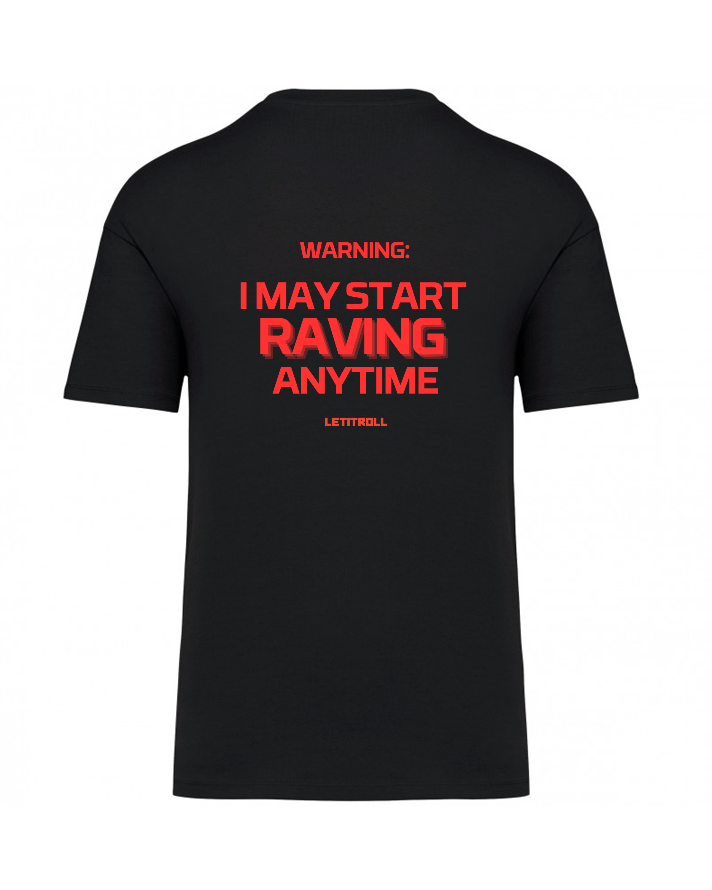 LETITROLL T-shirt DNB Culture White