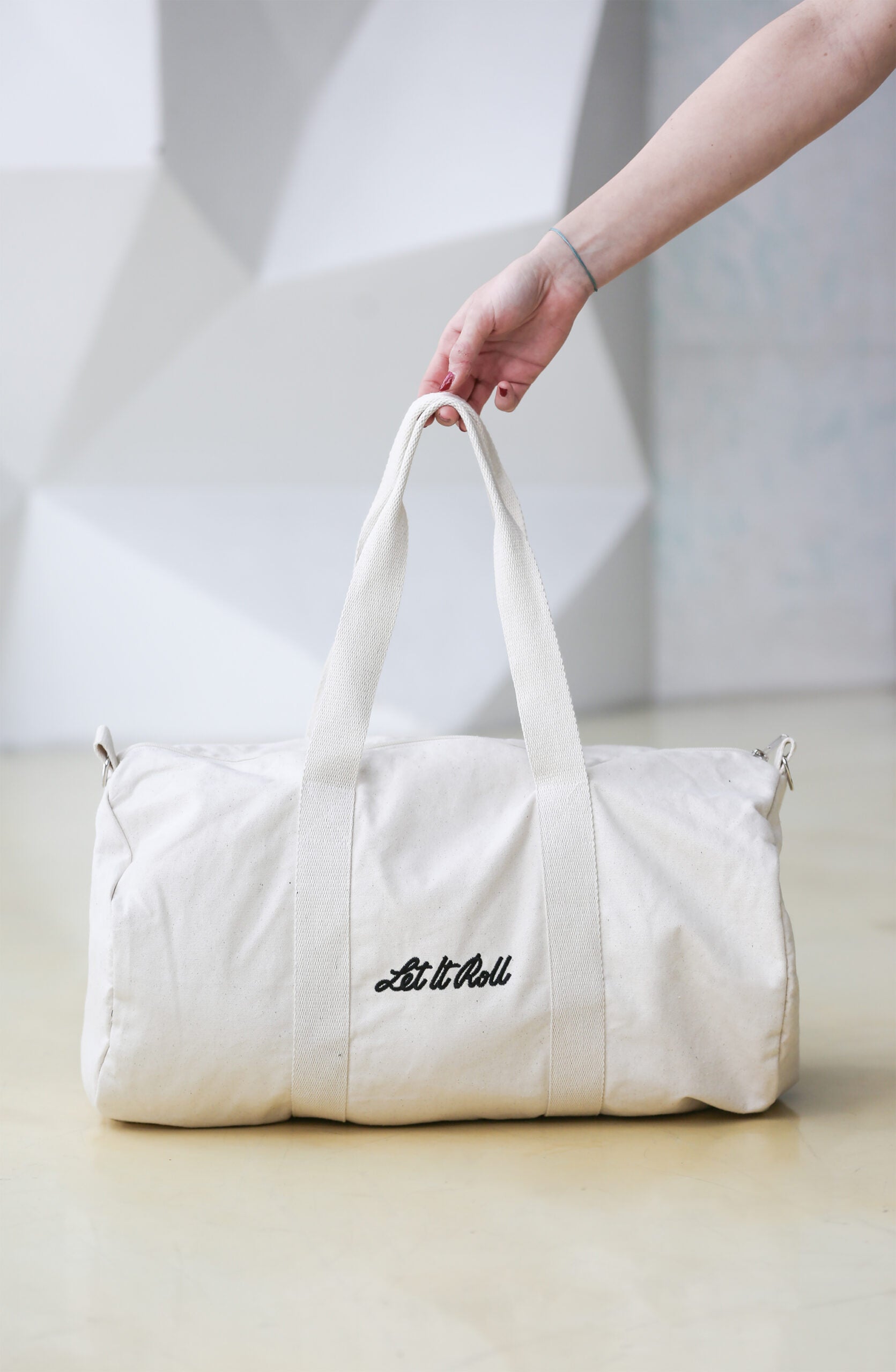 LETITROLL Duffle Bag Natural Raw