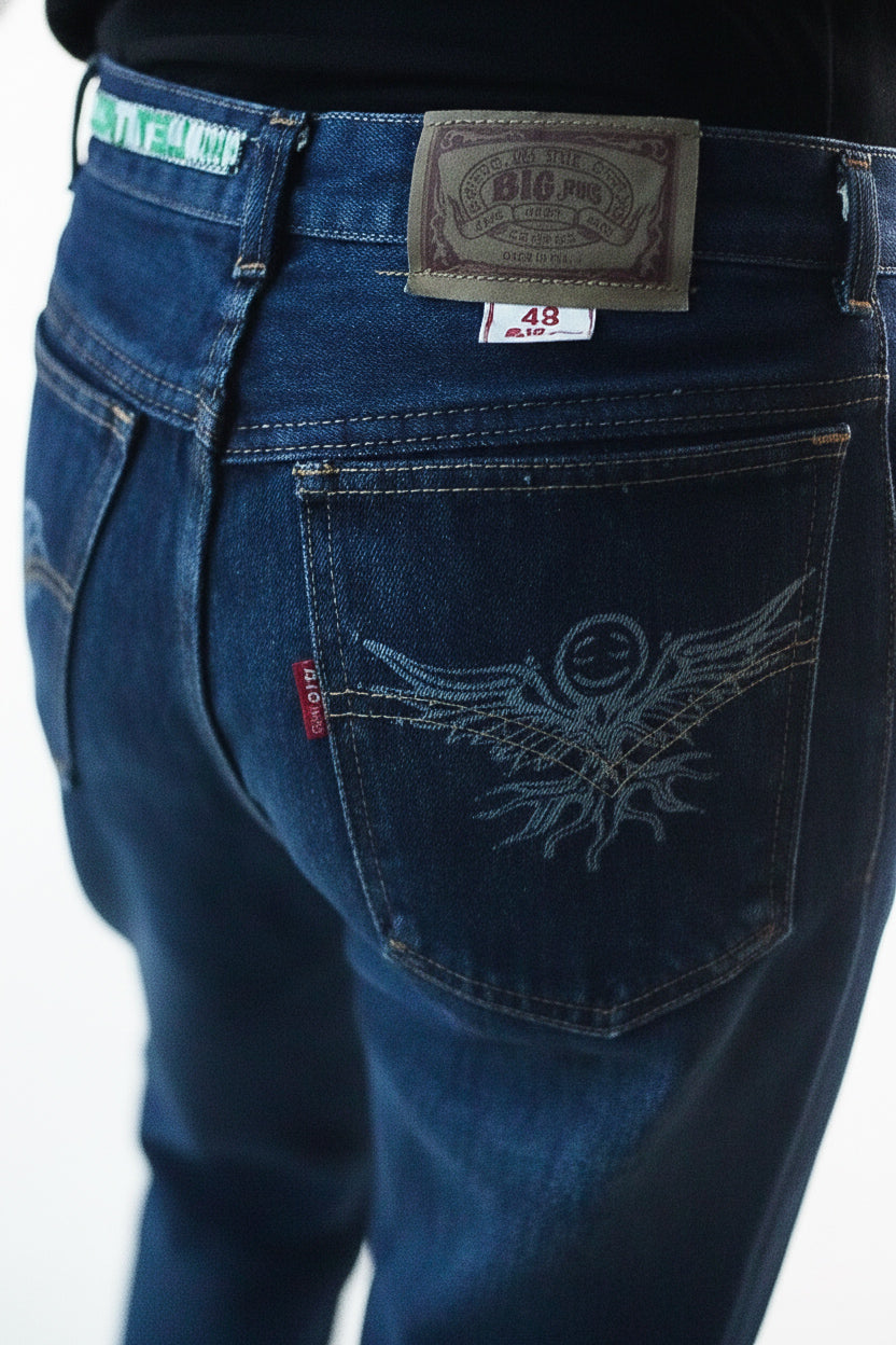 Denim Kalhoty LETITROLL x Ultravagant / č.64