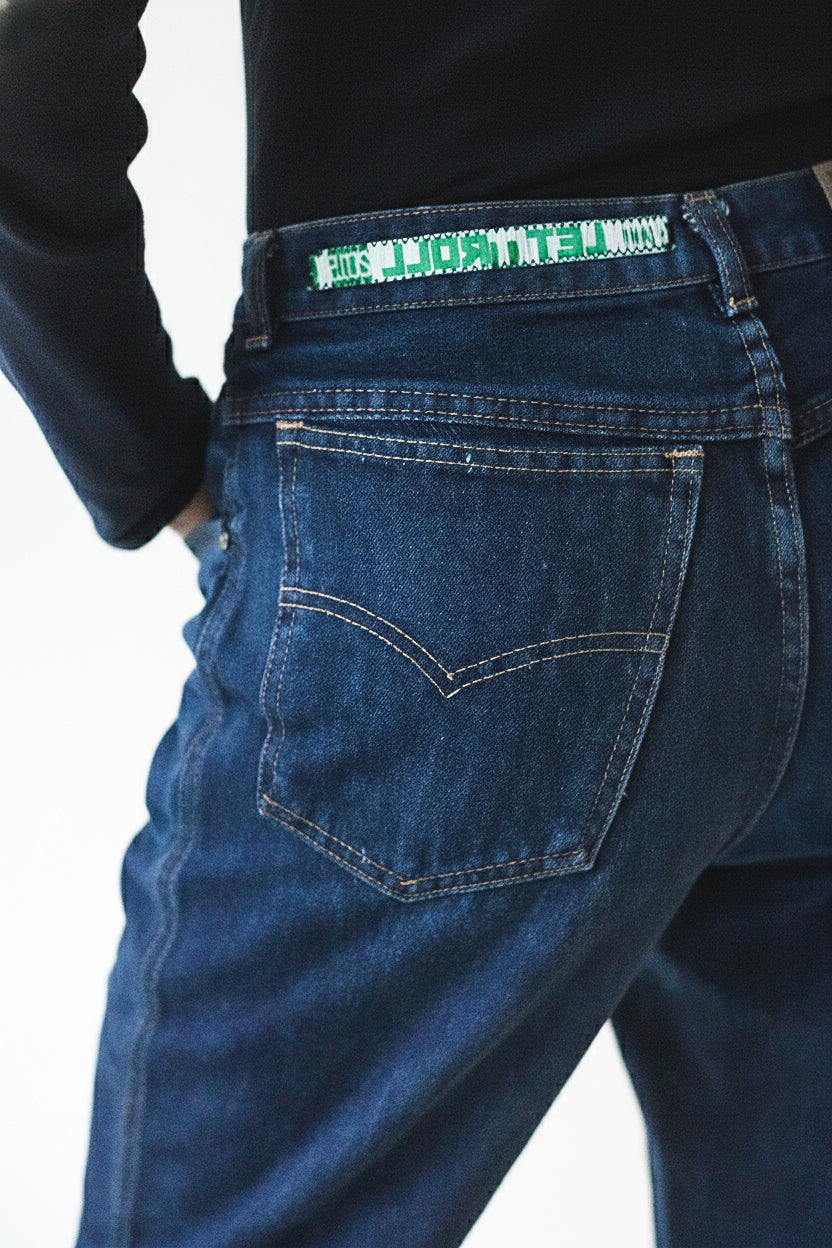 Denim Kalhoty LETITROLL x Ultravagant / č.64