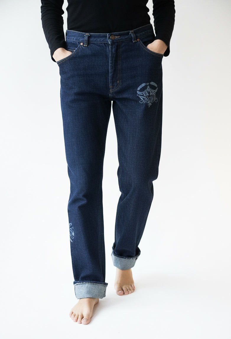 Denim Kalhoty LETITROLL x Ultravagant / č.64