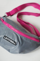 LETITROLL Upcycle Fanny Pack PINK