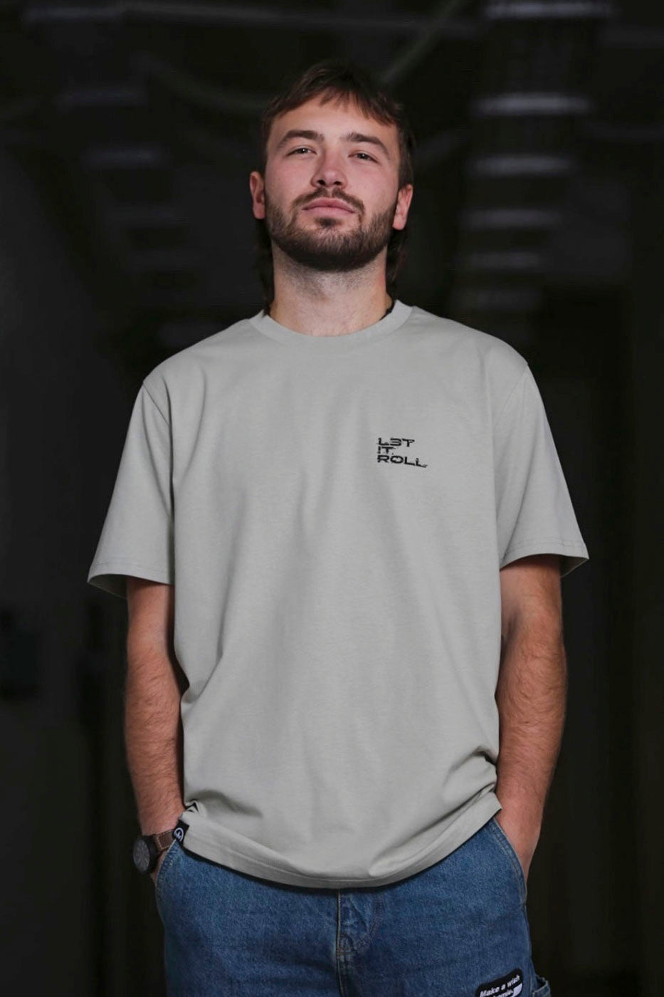 LETITROLL T-shirt Renegade Stone