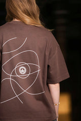 LETITROLL Orbith Mocha T-shirt
