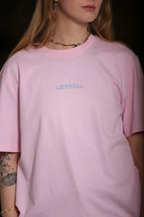LETITROLL T-shirt "Life Is Better With DNB" pink