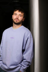 LETITROLL Orbith Crewneck Sweatshirt Violet