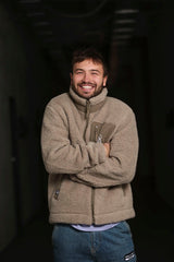 LETITROLL Sherpa Jacket Wet Sand