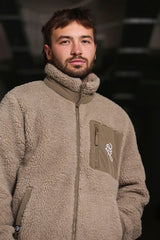 LETITROLL Sherpa Jacket Wet Sand