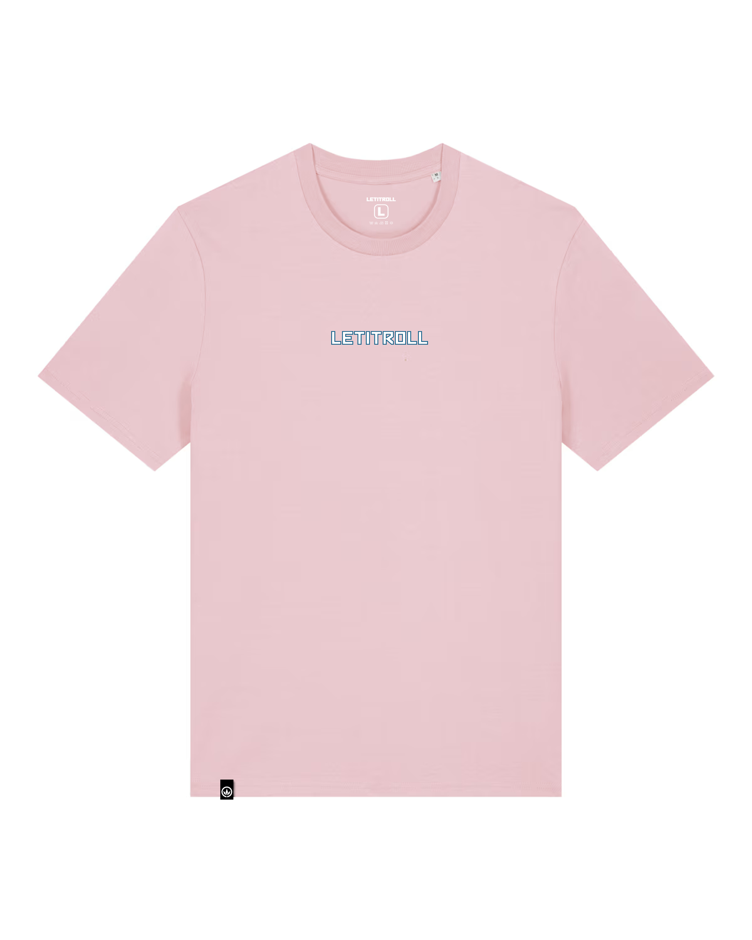 LETITROLL Triko "Life Is Better With DNB" pink