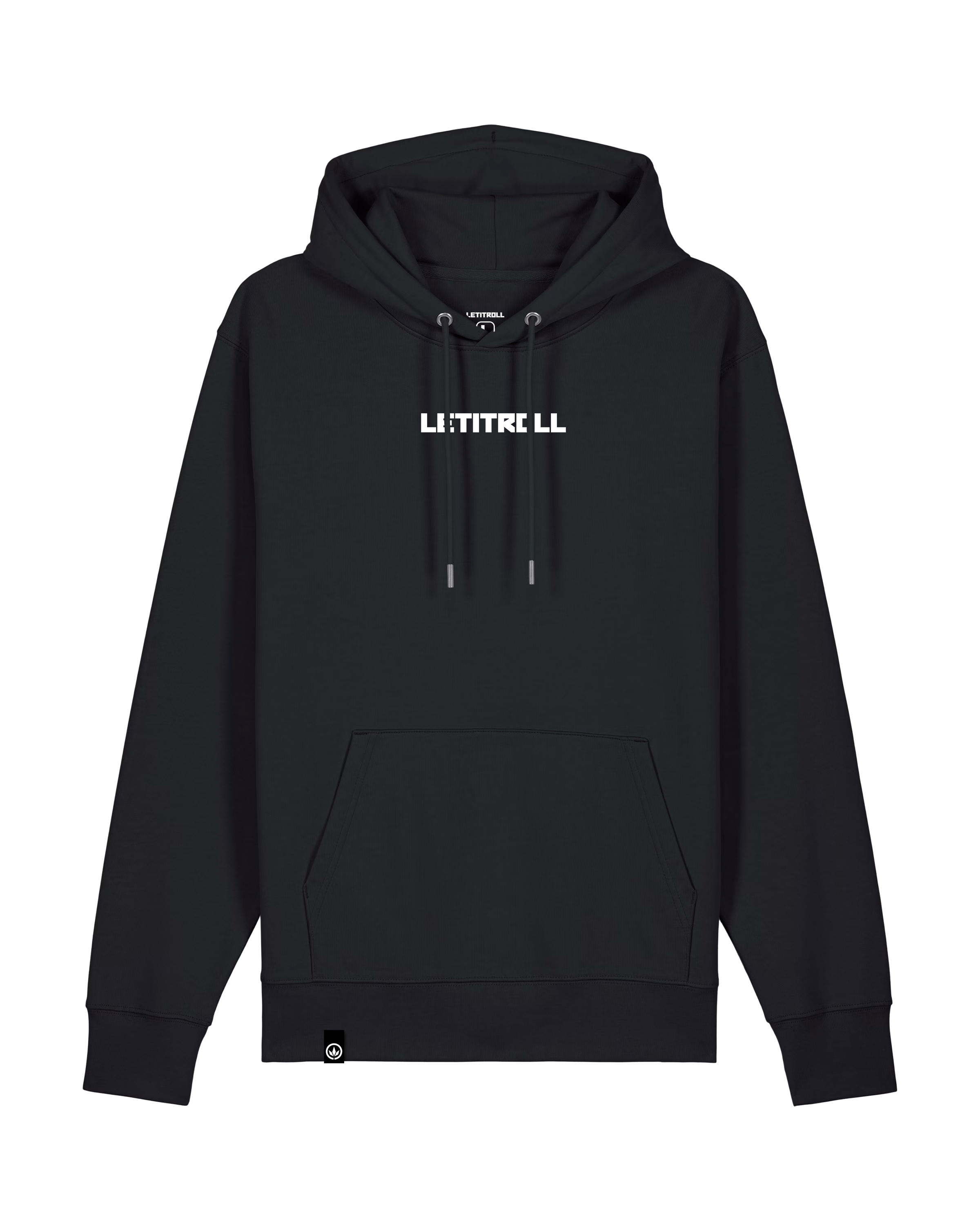 LETITROLL Mikina Minimalist Black II