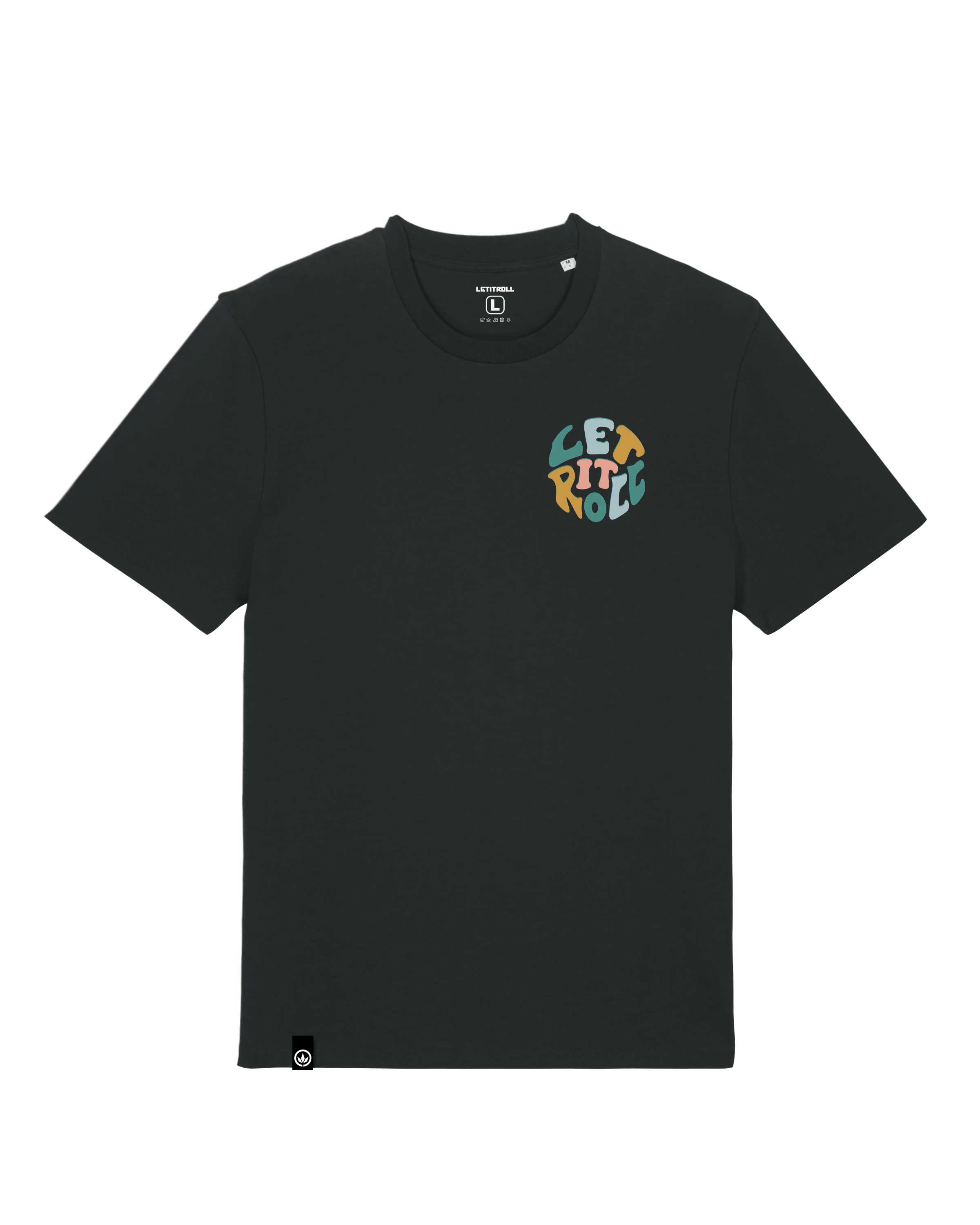 LETITROLL Triko Circle Planet Black PRE-ORDER