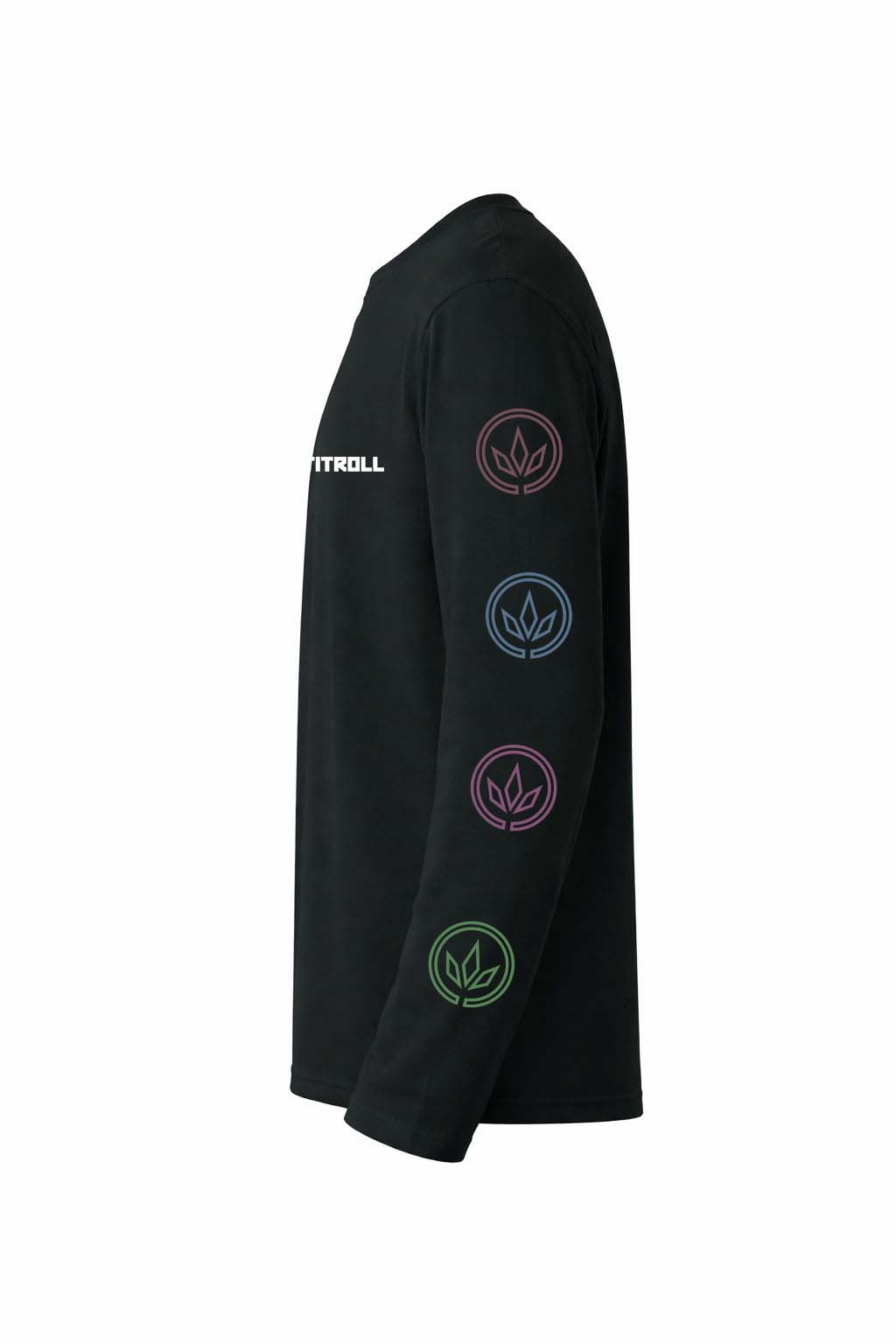 LETITROLL černé triko s dlouhým rukávem / Immortality Edition