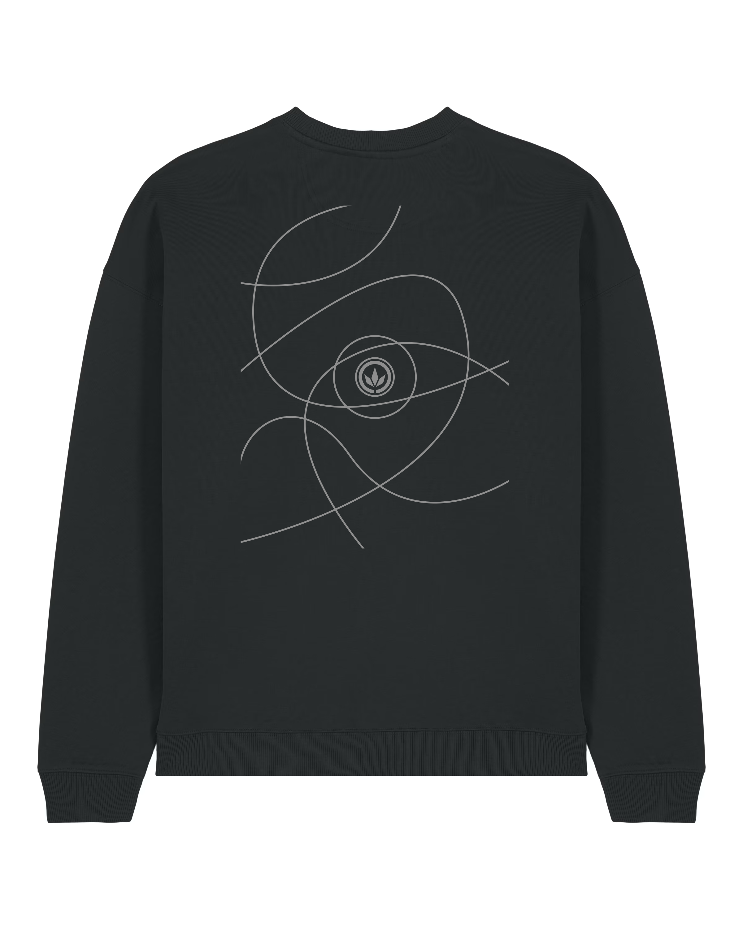 LETITROLL Mikina Orbith Crewneck Black