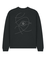 LETITROLL Mikina Orbith Crewneck Black