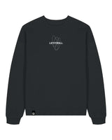 LETITROLL Mikina Orbith Crewneck Black