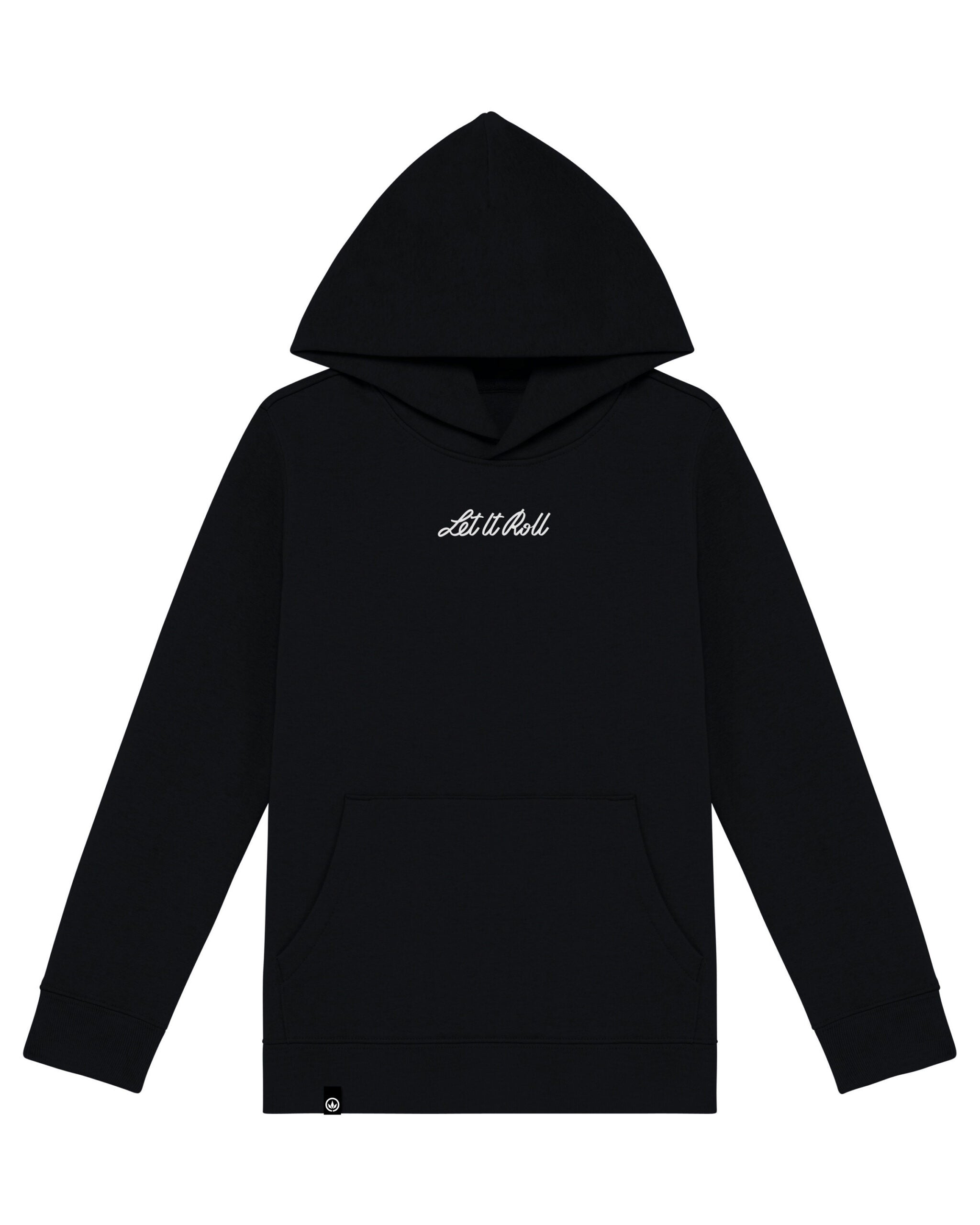 LETITROLL children's sweatshirt with embroidery - black