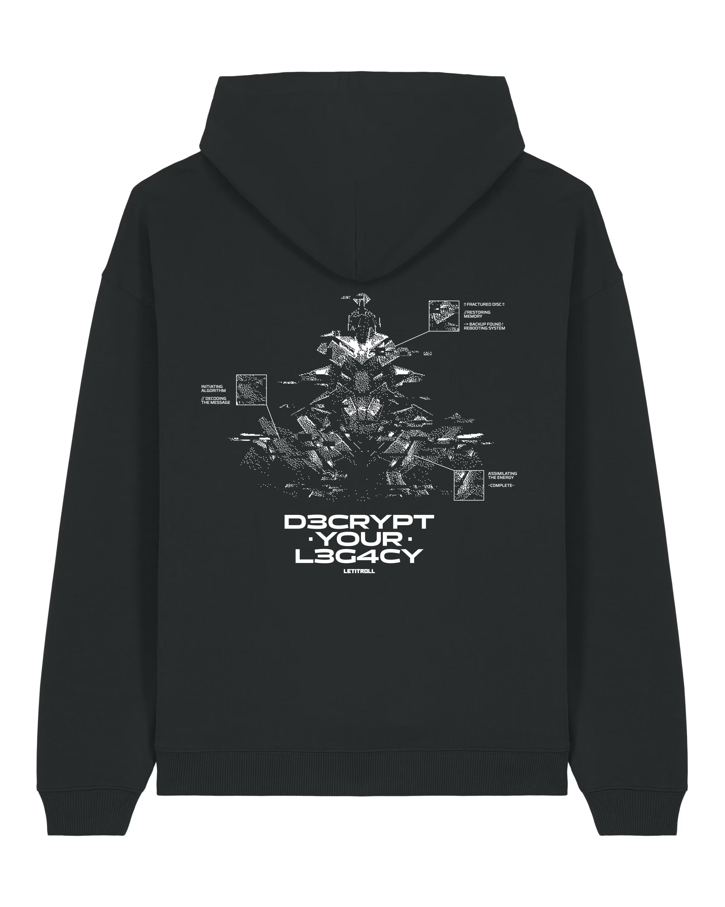 LETITROLL Sweatshirt Renegade Black