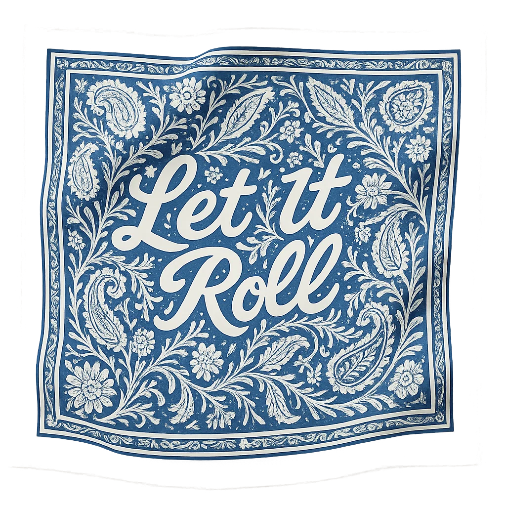 LETITROLL šátek Blue