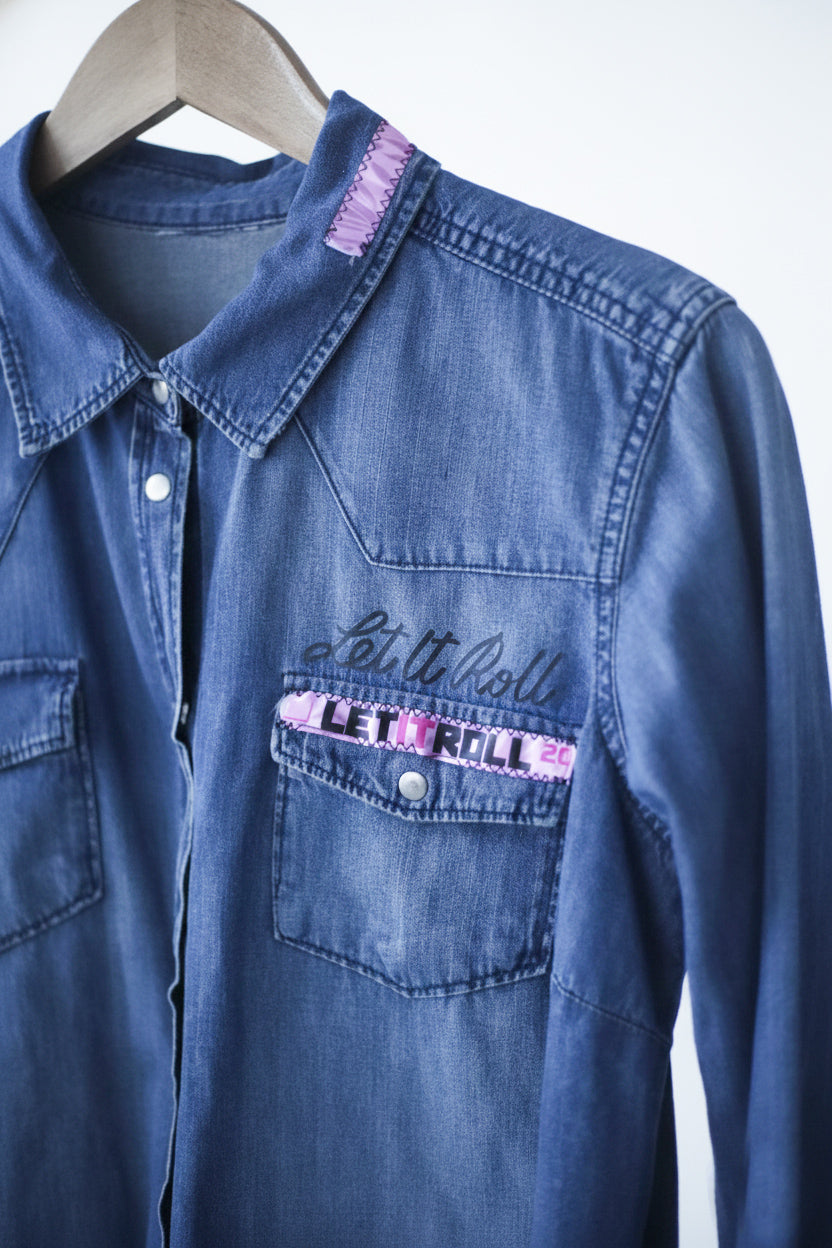 Denim Košile LETITROLL x Ultravagand / č.82