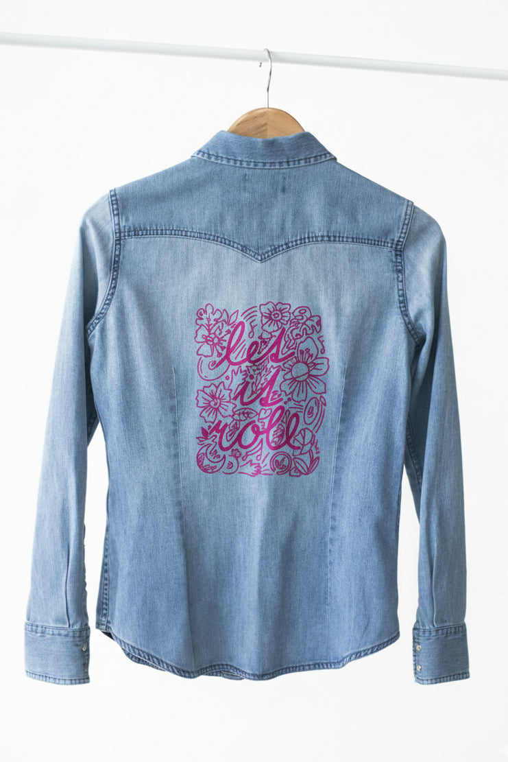 Denim Košile LETITROLL x Ultravagand / č.83 / Levi's upcycled