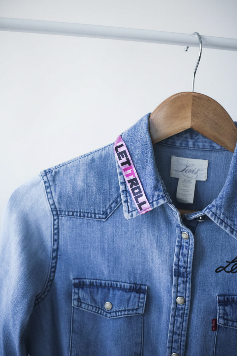 Denim Košile LETITROLL x Ultravagand / č.83 / Levi's upcycled
