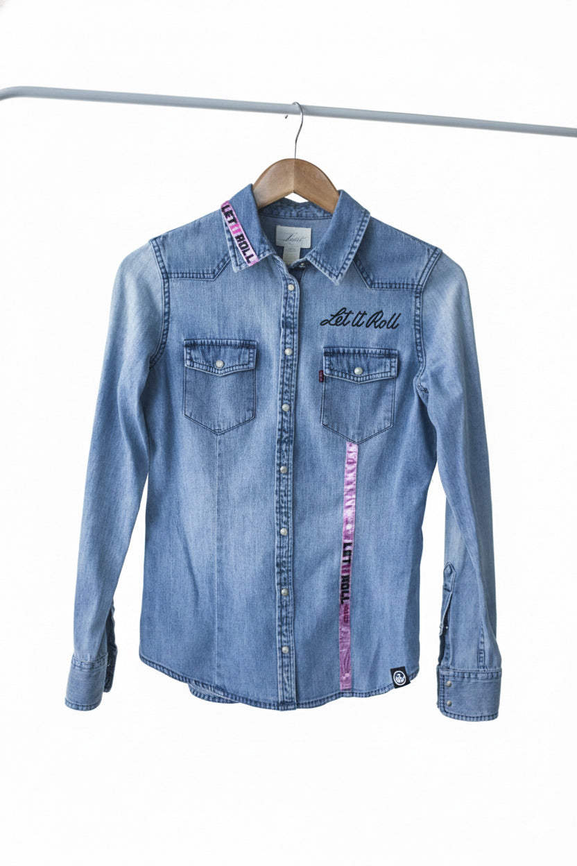 Denim Košile LETITROLL x Ultravagand / č.83 / Levi's upcycled